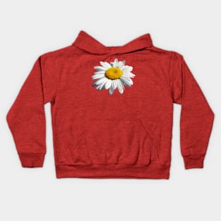 Stunning White Marguerite Daisy Vector Cut Out Kids Hoodie